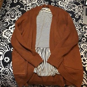 Rust cardigan